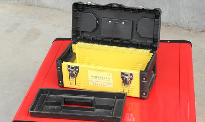 高檔手提塑鐵工具箱產(chǎn)品圖