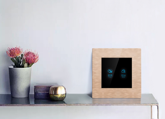 二開金屬拉絲觸摸開關(guān)產(chǎn)品圖