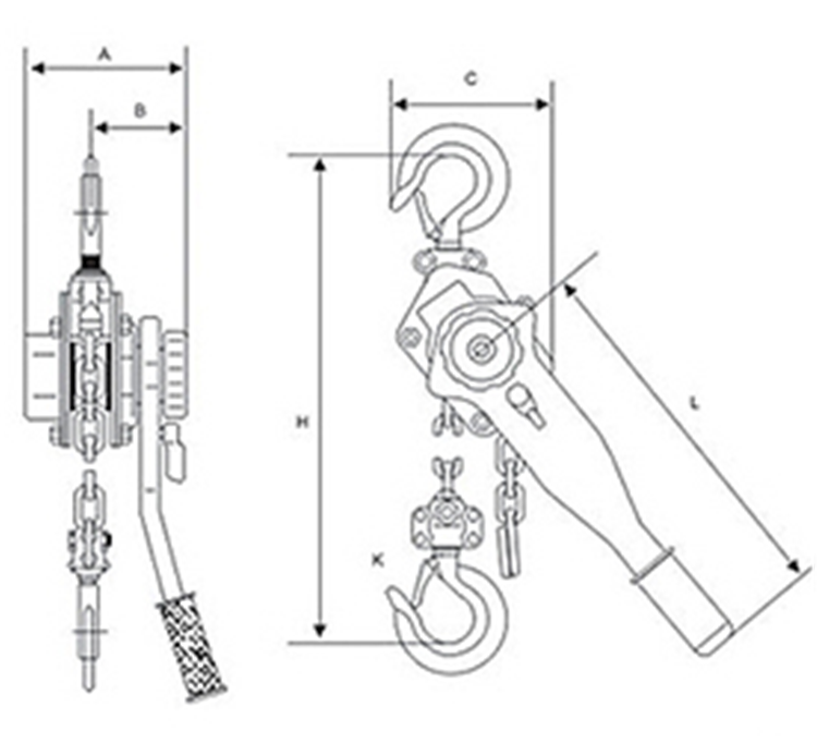 手扳葫蘆HSH-VA 手扳葫蘆HSH-VA