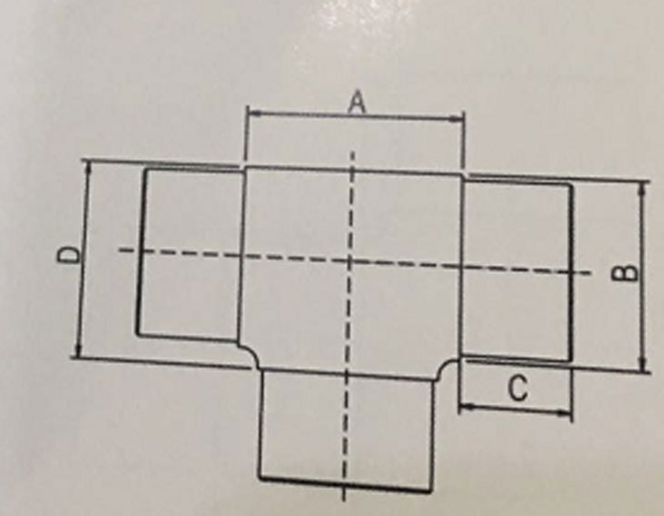 T型三通 結(jié)構(gòu)圖 T型三通 結(jié)構(gòu)圖