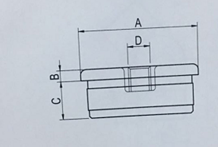 平面管帽結(jié)構(gòu)圖 平面管帽結(jié)構(gòu)圖