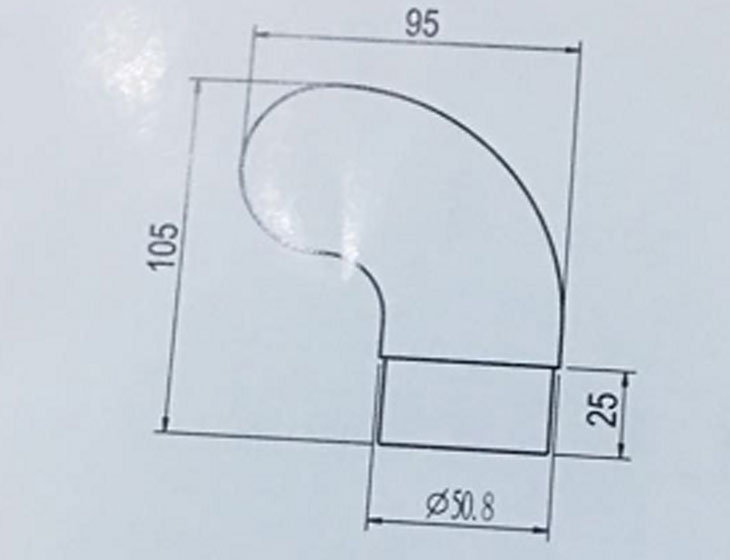 彎形扶手結(jié)構(gòu)圖