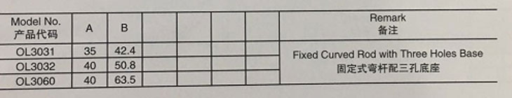 圓環(huán)扶手托架參數(shù)
