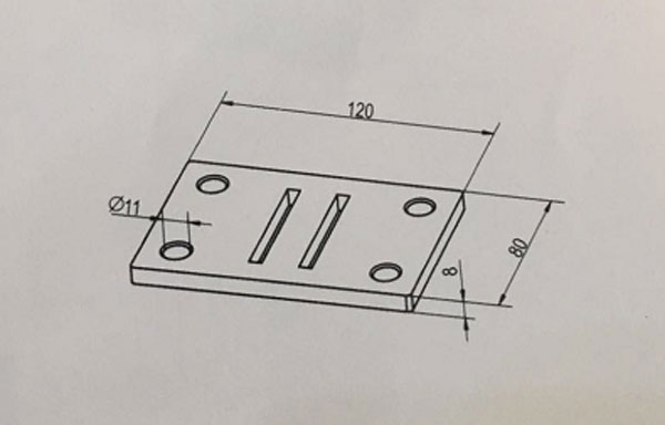 雙板式立柱底板結(jié)構(gòu)圖 雙板式立柱底板結(jié)構(gòu)圖
