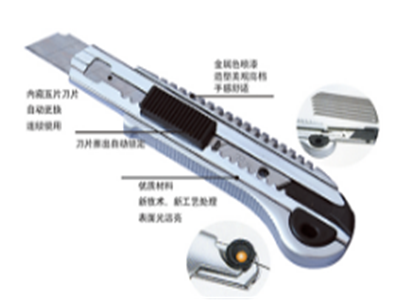 高檔金屬漆五連發(fā)美工刀 高檔金屬漆五連發(fā)美工刀