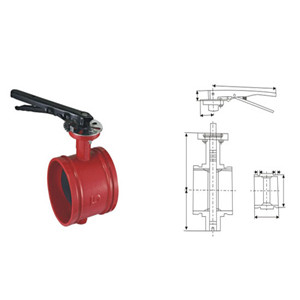 全襯膠手柄蝶閥D71X-16主圖 全襯膠手柄蝶閥D71X-16主圖