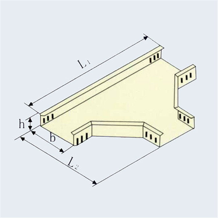 PF型大跨距托盤(pán)式水平三角電纜橋架 