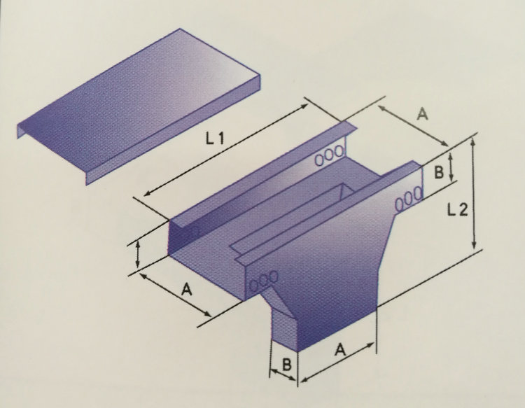 上邊垂直三通母線槽 上邊垂直三通母線槽
