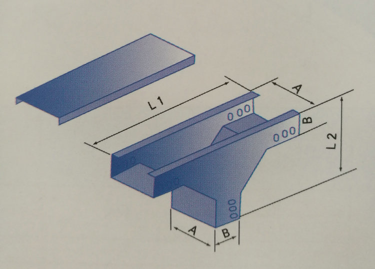 上垂直三通電纜橋架 上垂直三通電纜橋架